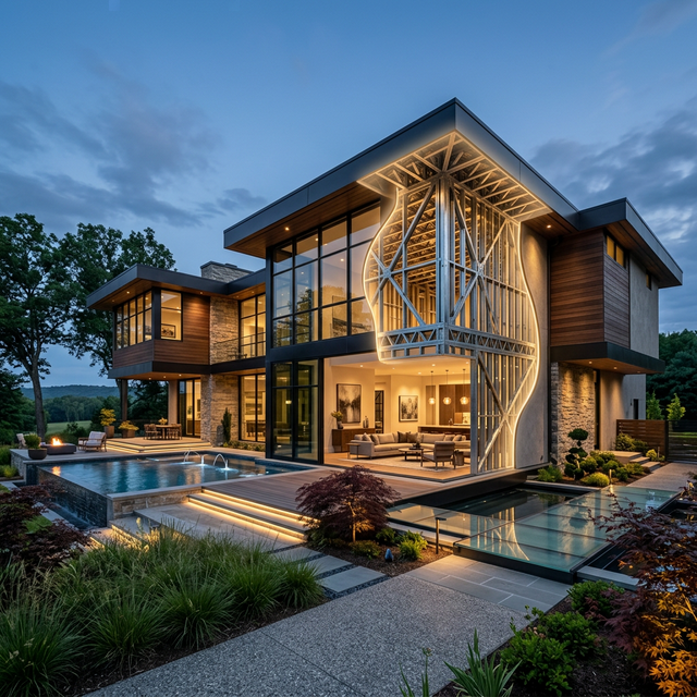 Turnkey steel frame construction from design to finish